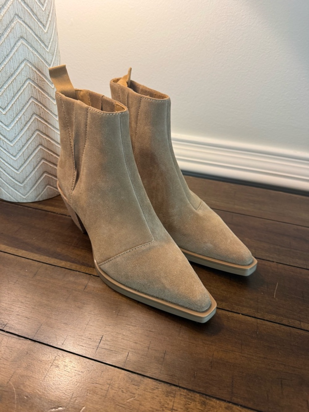 rag & bone Rover Suede Pointed Toe Ankle Boots size 36 - Picture 3 of 14
